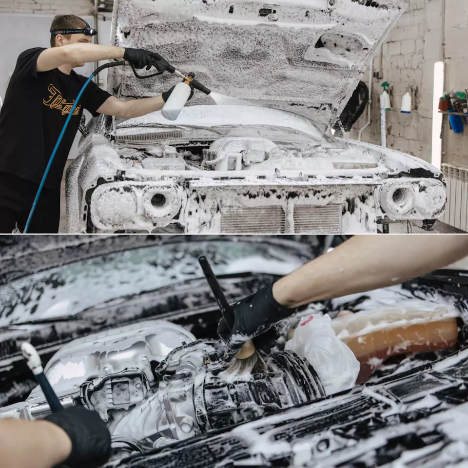 Окрас и оклейка бампера, комплекс детейлинг-услуг для Dodge Challenger SRT Hellcat